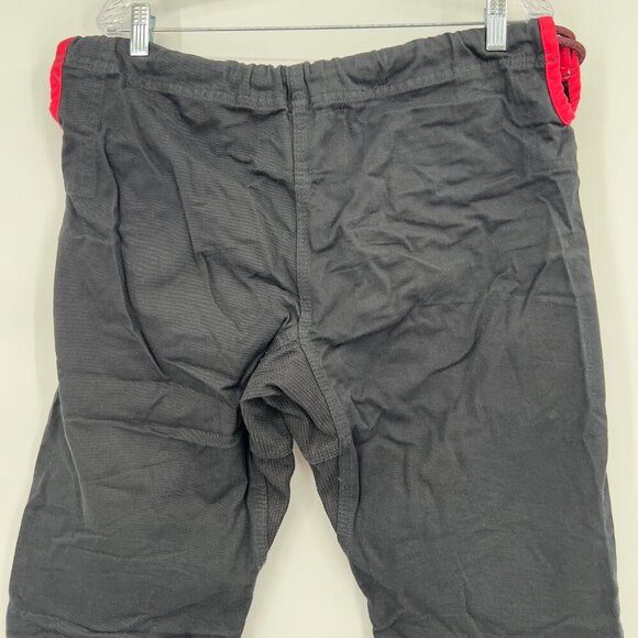 Hyperfly Jiu Jitsu Gi Pants A2S Black Red Patch Make It Feel Like 100kg Mens - Picture 6 of 12